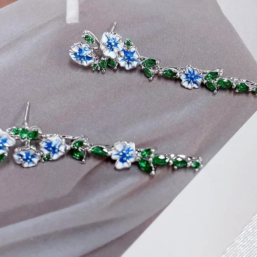 Bloom Drop Earrings - Picture 6 of 6